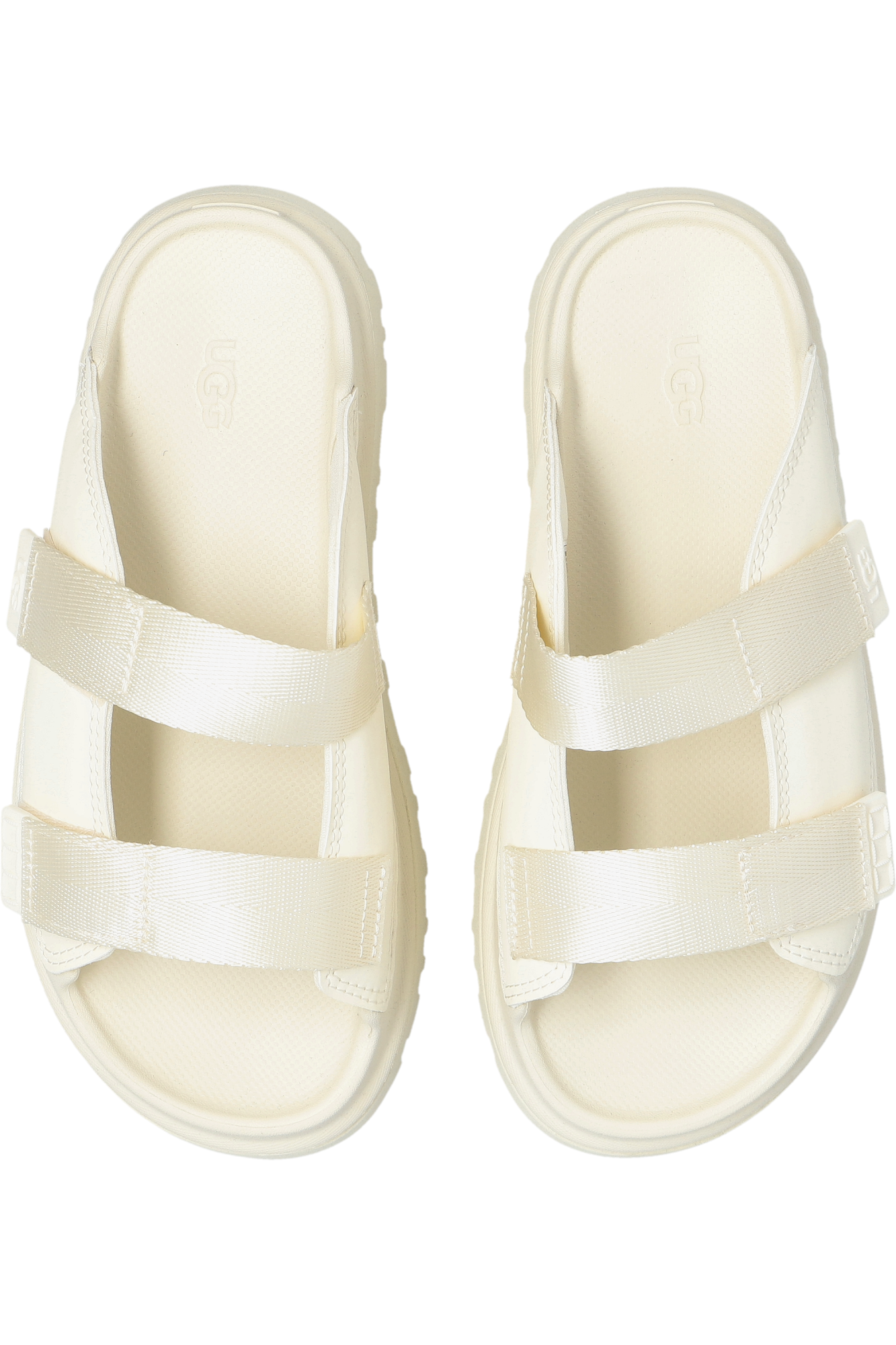 UGG GOLDENGLOW SLIDE ホワイト UGG GoldenGlow Slides | White | FARFETCH